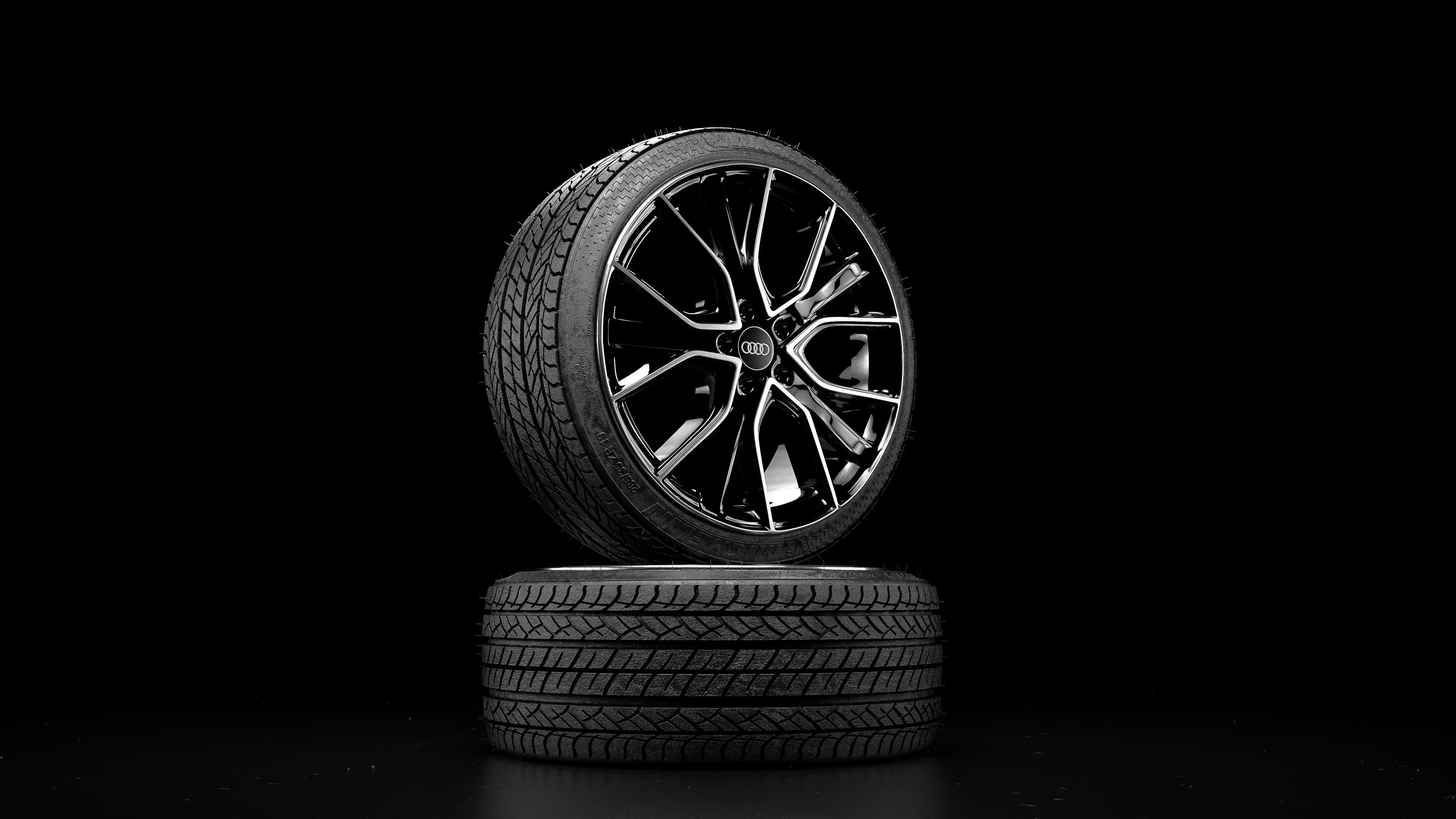 3D Produktvisualisierung Audi Felge – Photorealistisches Product Rendering Hessen | Damongraphics